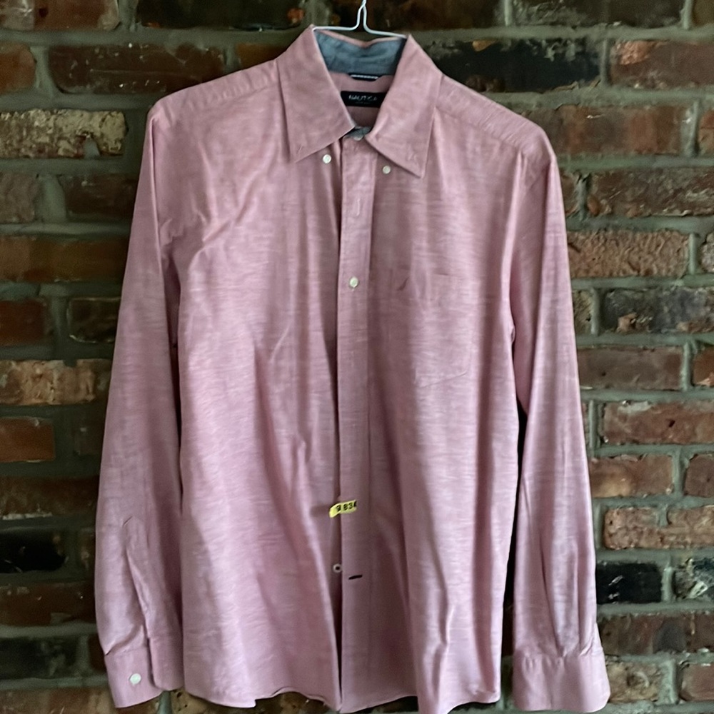 Mens Nautica Dress shirt size Medium